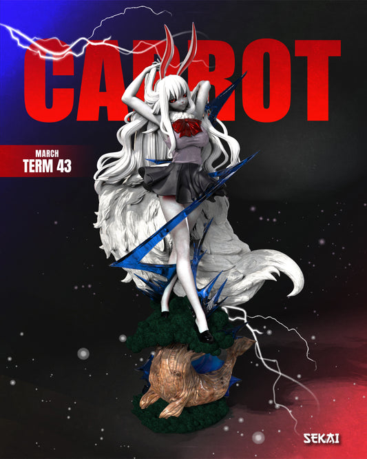 Carrot - Unassembled and Unpainted Garage Kit - Model Designed by Sekai3D