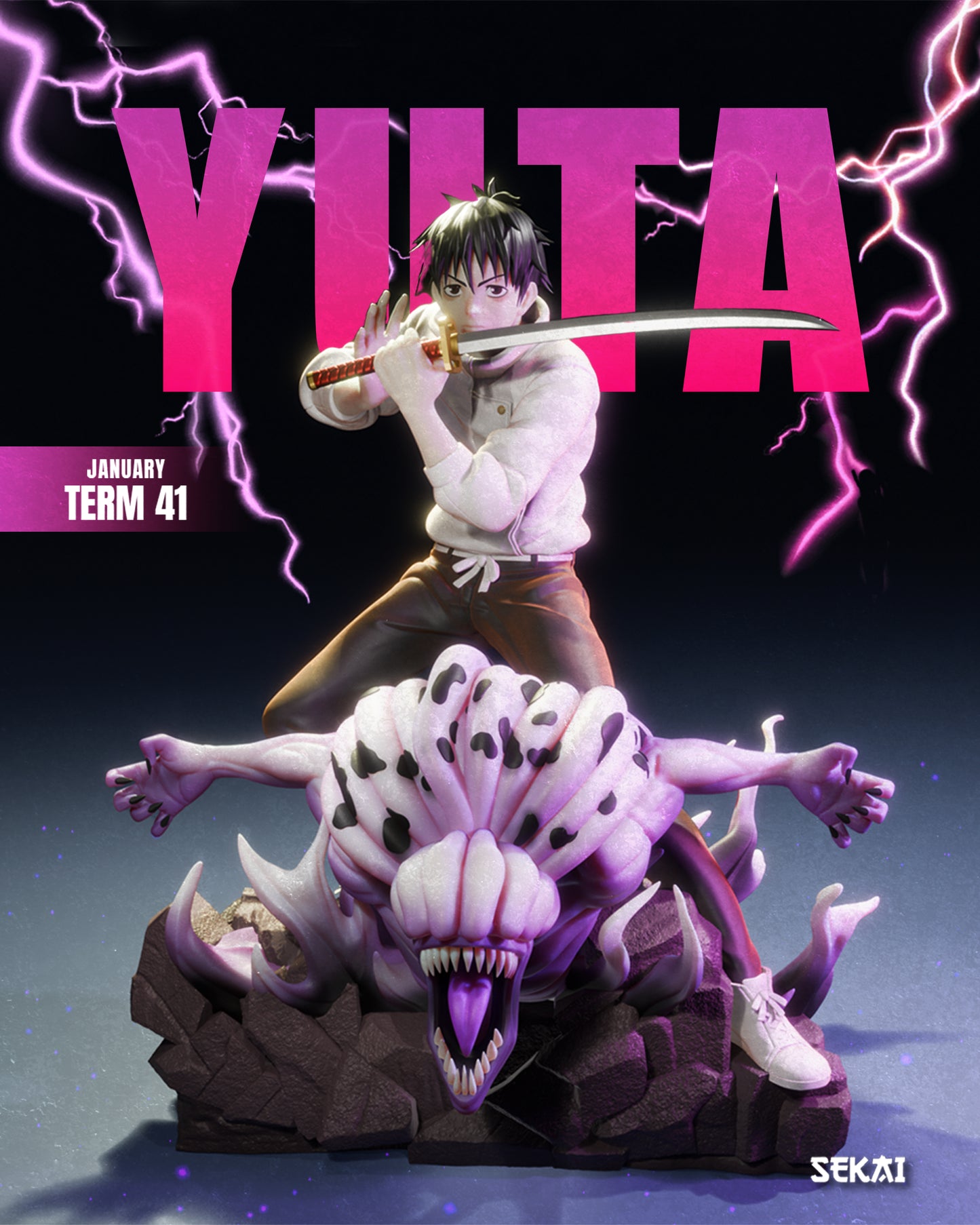 Yuta - Unassembled and Unpainted Garage Kit - Model Designed by Sekai3D