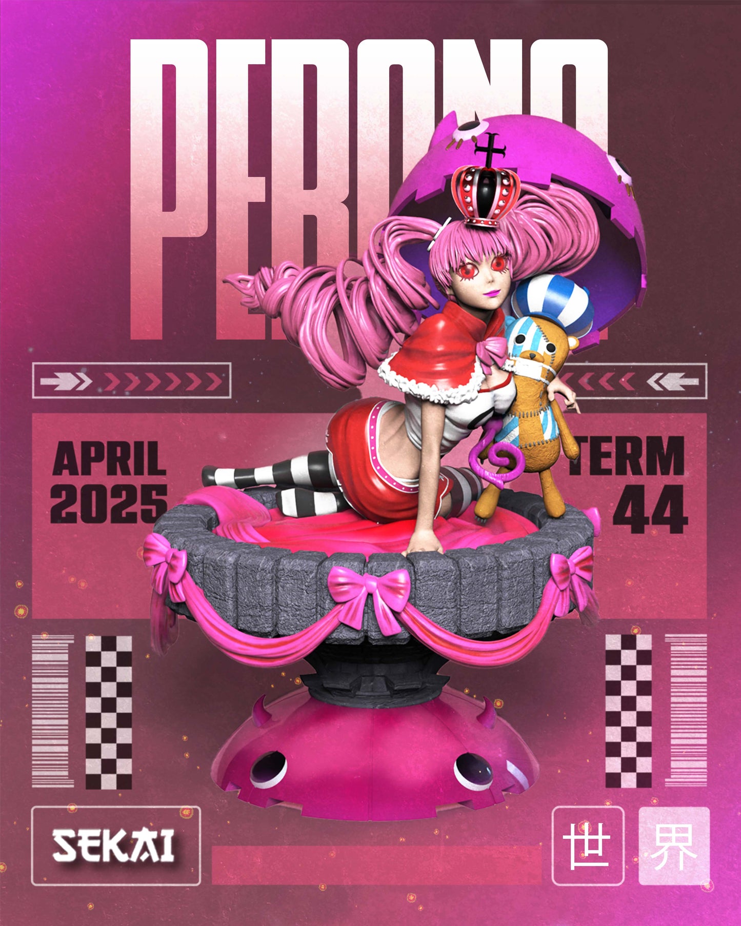 Perona - Unassembled and Unpainted Garage Kit - Model Designed by Sekai3D