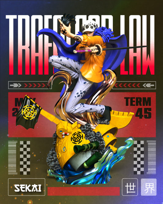 Law - Unassembled and Unpainted Garage Kit - Model Designed by Sekai3D