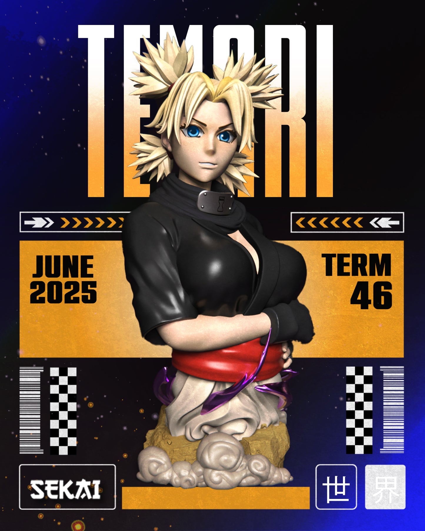 Temari - Unassembled and Unpainted Garage Kit - Model Designed by Sekai3D