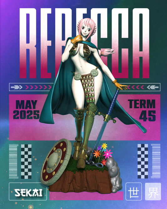 Rebecca - Unassembled and Unpainted Garage Kit - Model Designed by Sekai3D