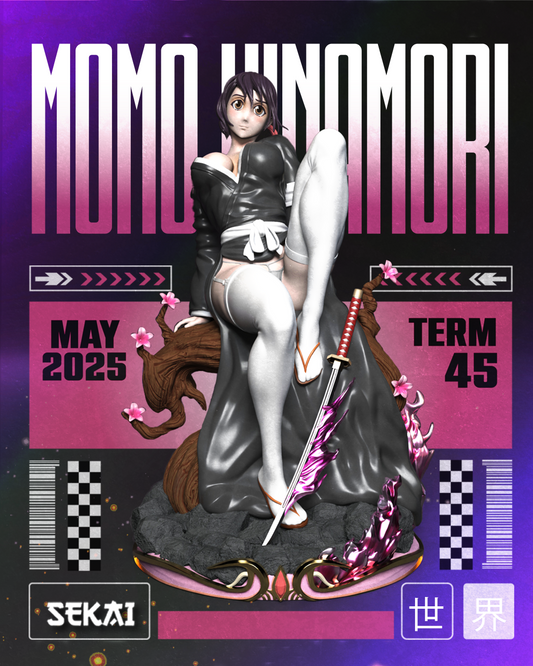 Momo Hinamori - Unassembled and Unpainted Garage Kit - Model Designed by Sekai3D