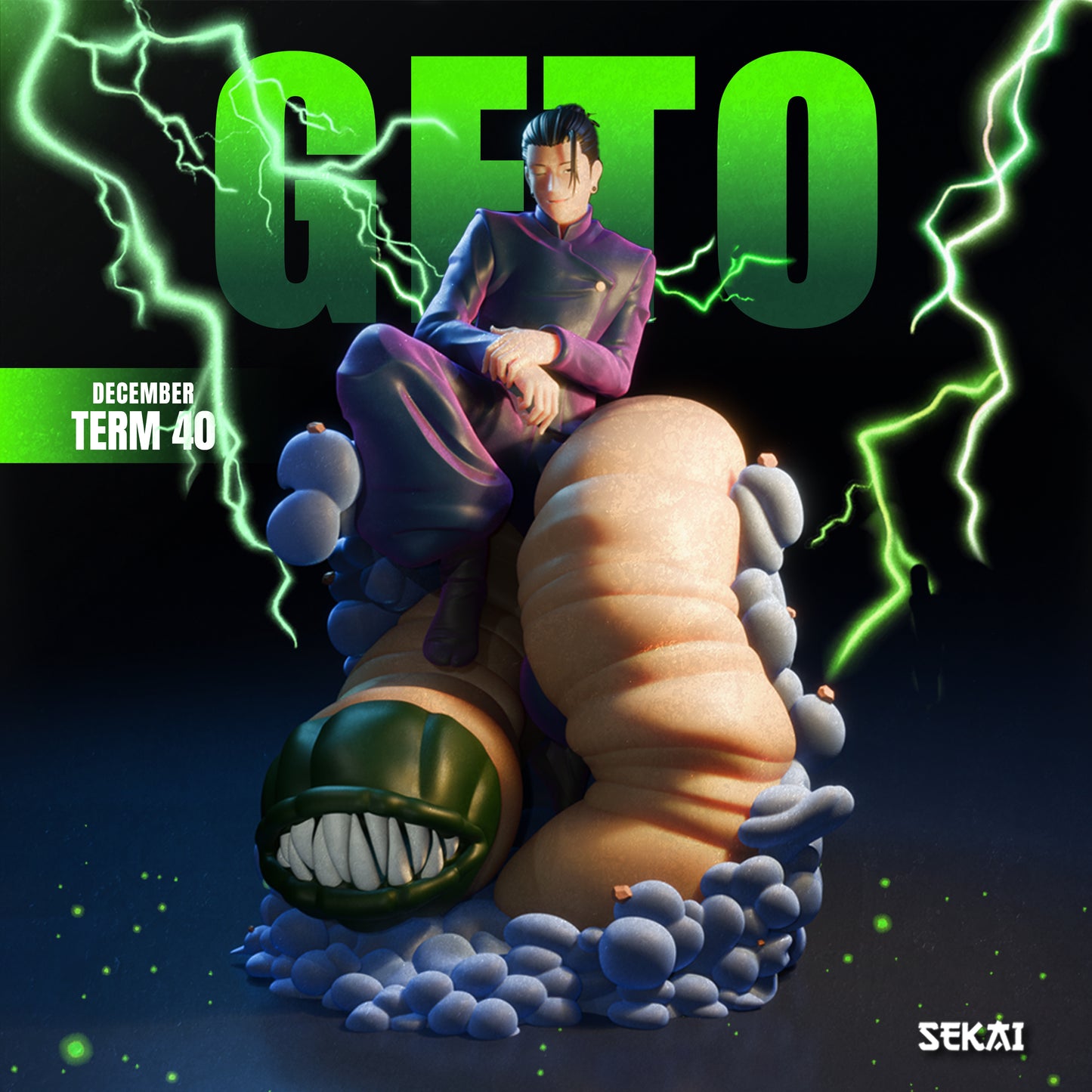 Geto - Unassembled and Unpainted Garage Kit - Model Designed by Sekai3D