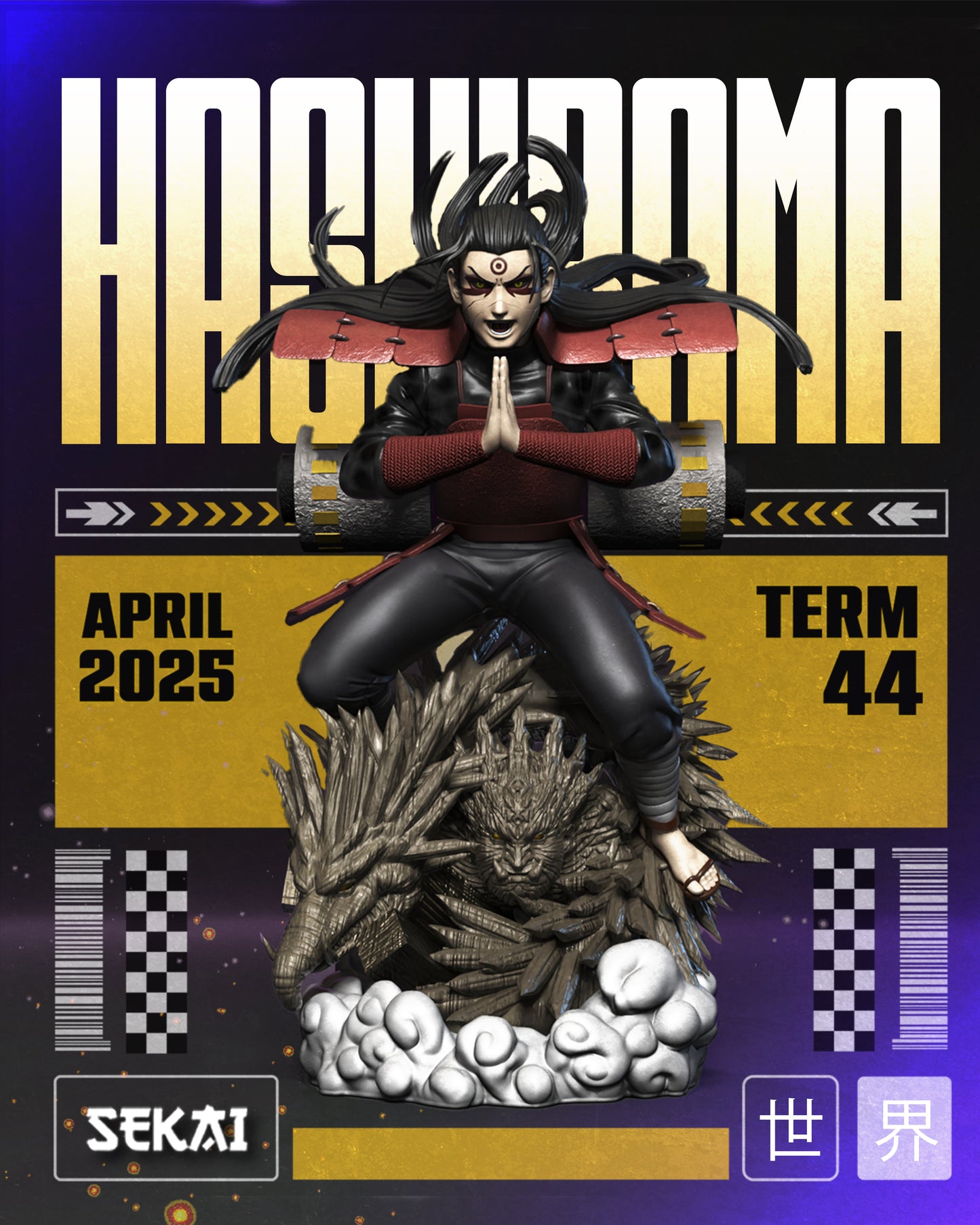 Hashirama - Unassembled and Unpainted Garage Kit - Model Designed by Sekai3D