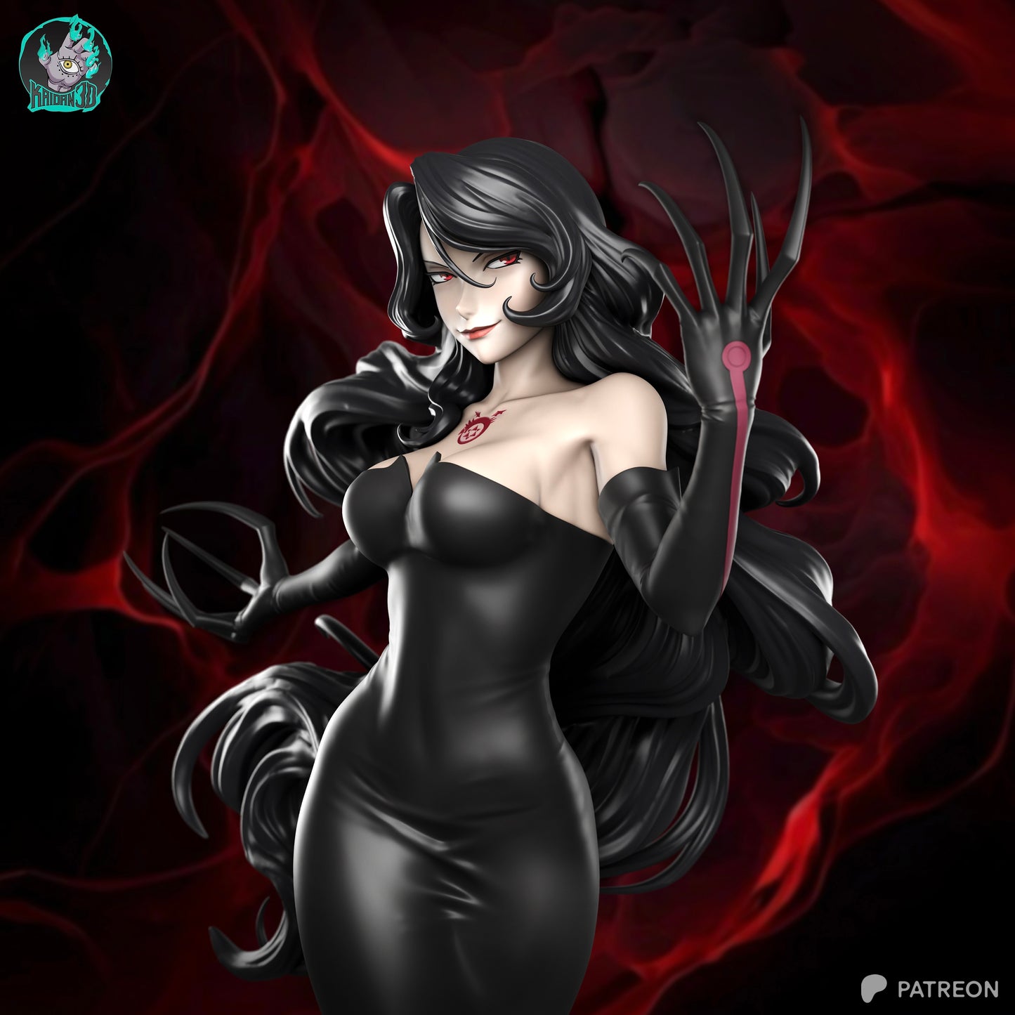 Lust - Unassembled and Unpainted Garage Kit - Model Designed by Kaidan3D