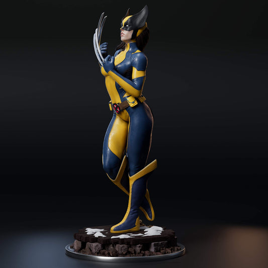 Laura (Wolverine) - Unassembled and Unpainted Garage Kit - Model Designed by Abe3D/Rangel