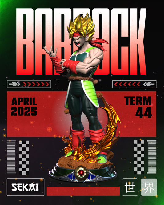 SSJ Bardock - Unassembled and Unpainted Garage Kit - Model Designed by Sekai3D