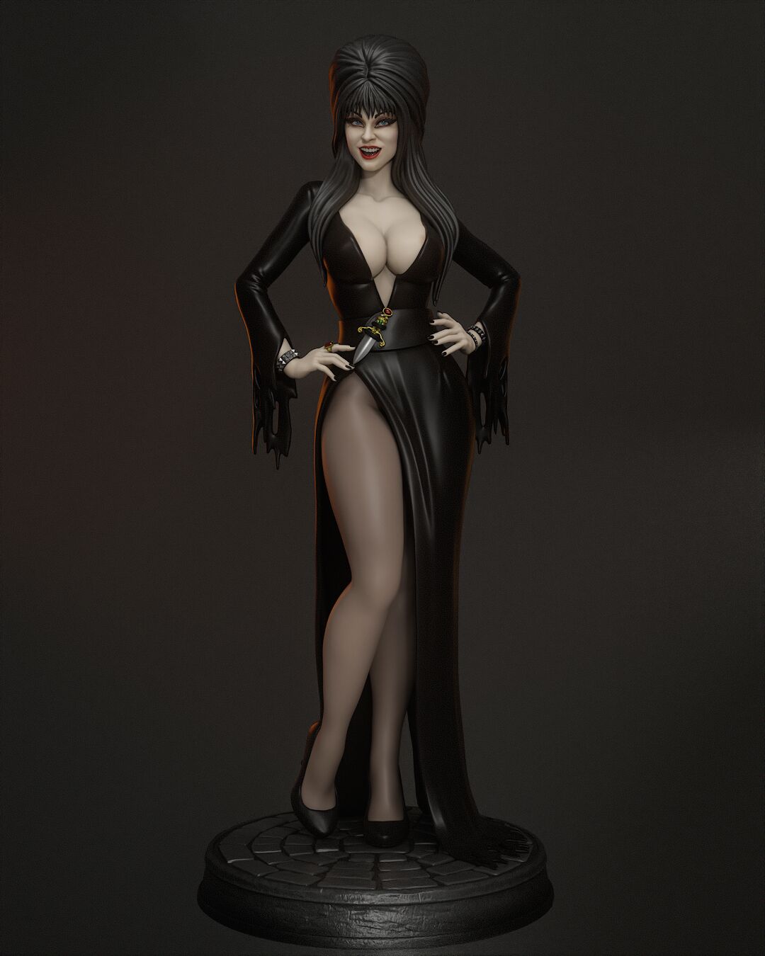 Elvira - Unassembled and Unpainted Garage Kit - Model Designed by Abe3D/Jungles