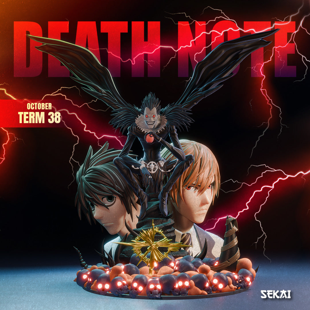 Death Note Diorama - Unassembled and Unpainted Garage Kit - Model Designed by Sekai3D