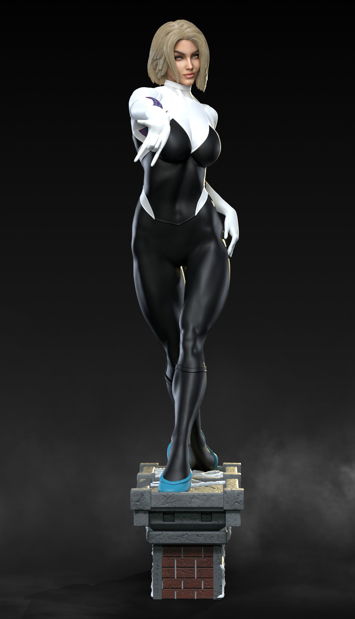 Spider-Gwen - Unassembled and Unpainted Garage Kit - Model Designed by Abe3d/MATC3D