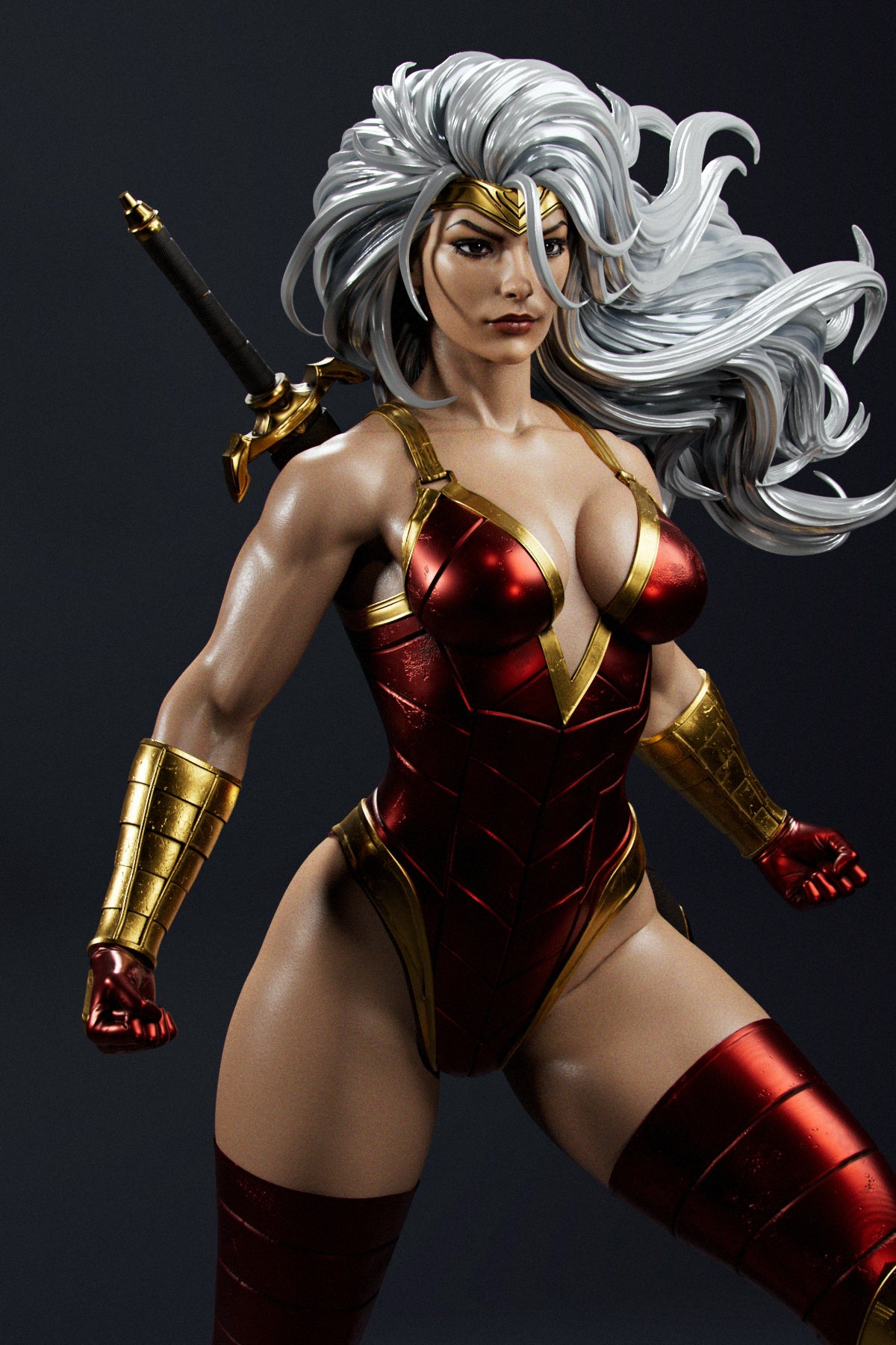 Glory - Unassembled and Unpainted Garage Kit - Model Designed by Abe3D/Marcio