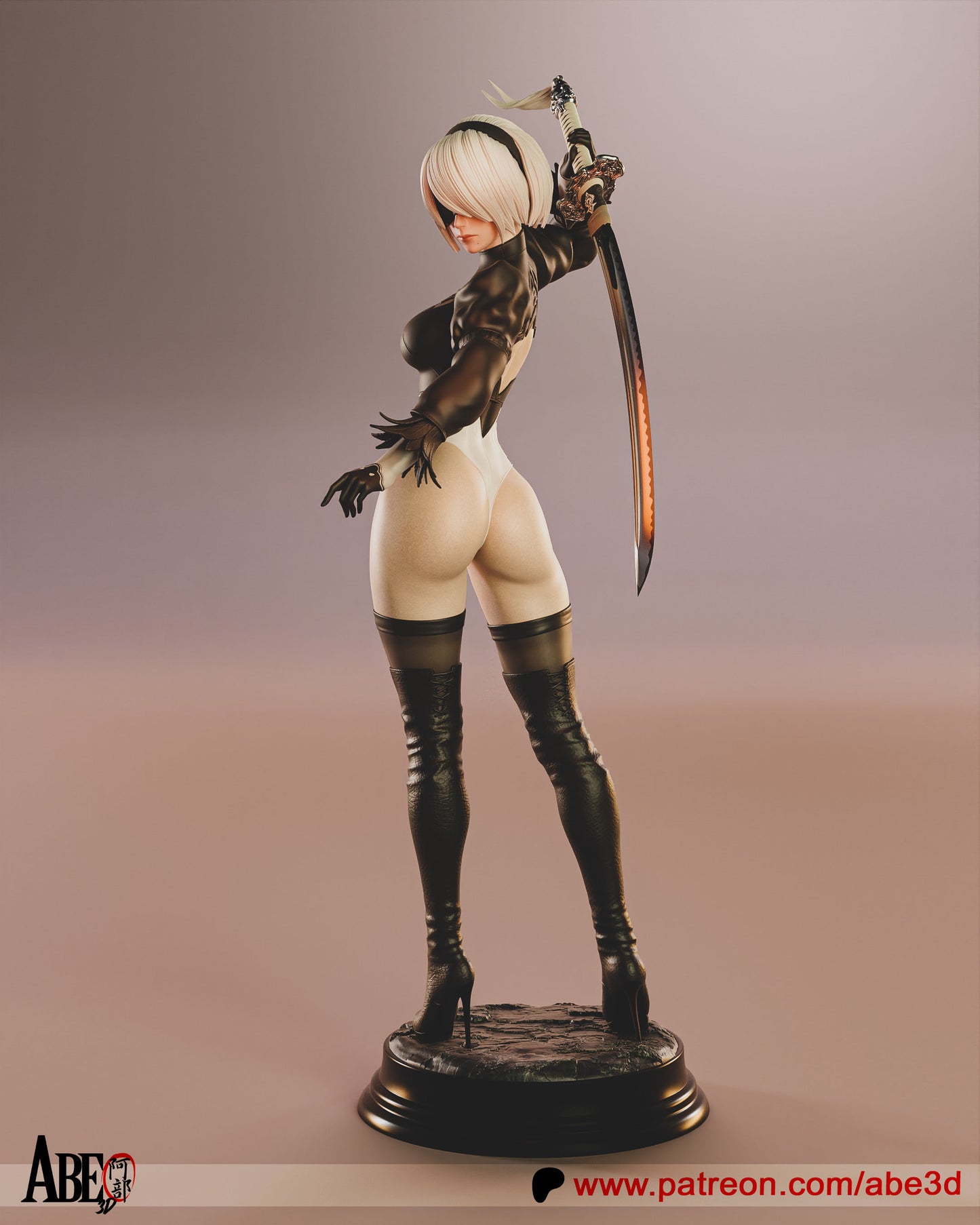 2B (SKIRT VARIANT INCLUDED) - Unassembled and Unpainted Garage Kit - Model Designed by Abe3D