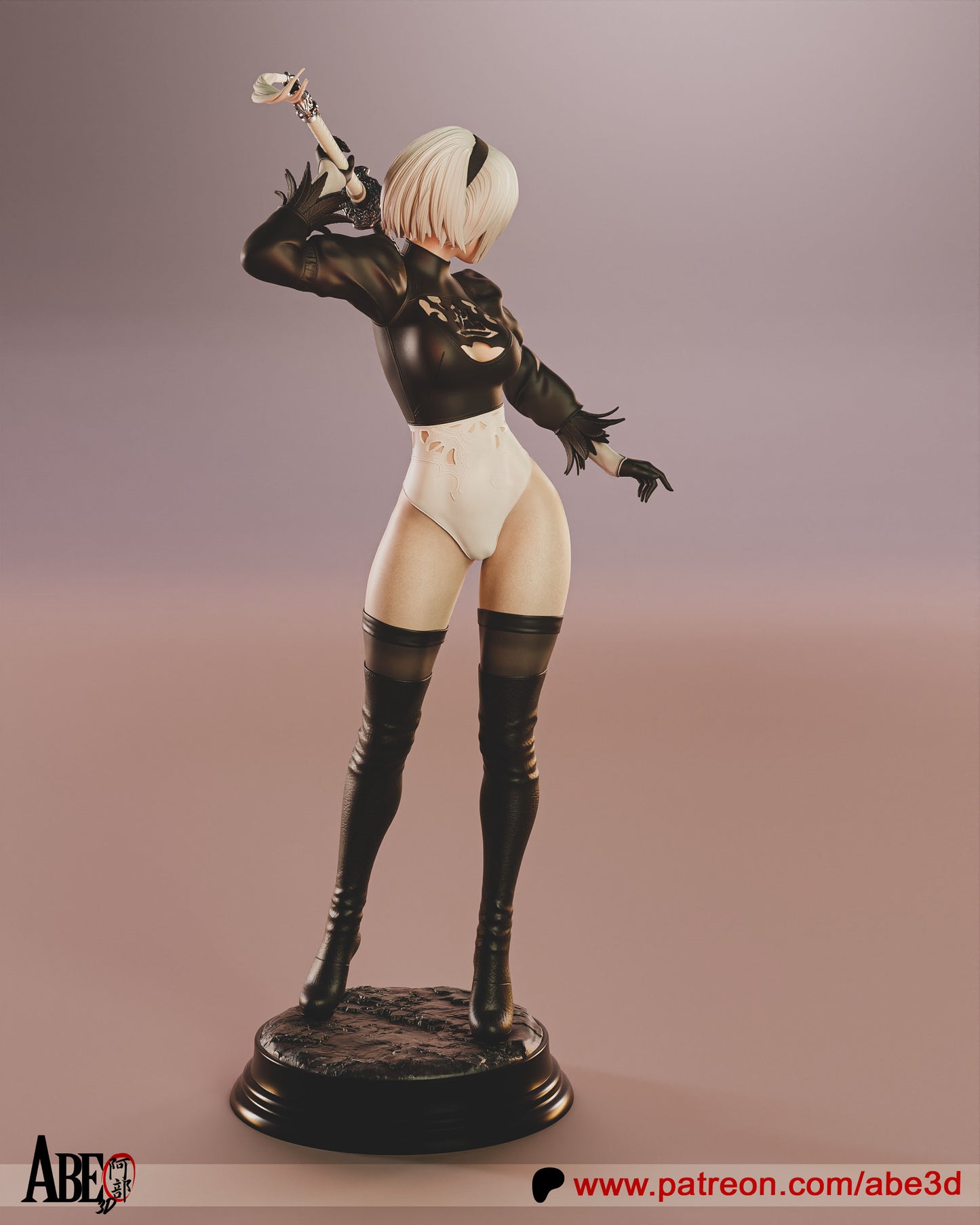 2B (SKIRT VARIANT INCLUDED) - Unassembled and Unpainted Garage Kit - Model Designed by Abe3D