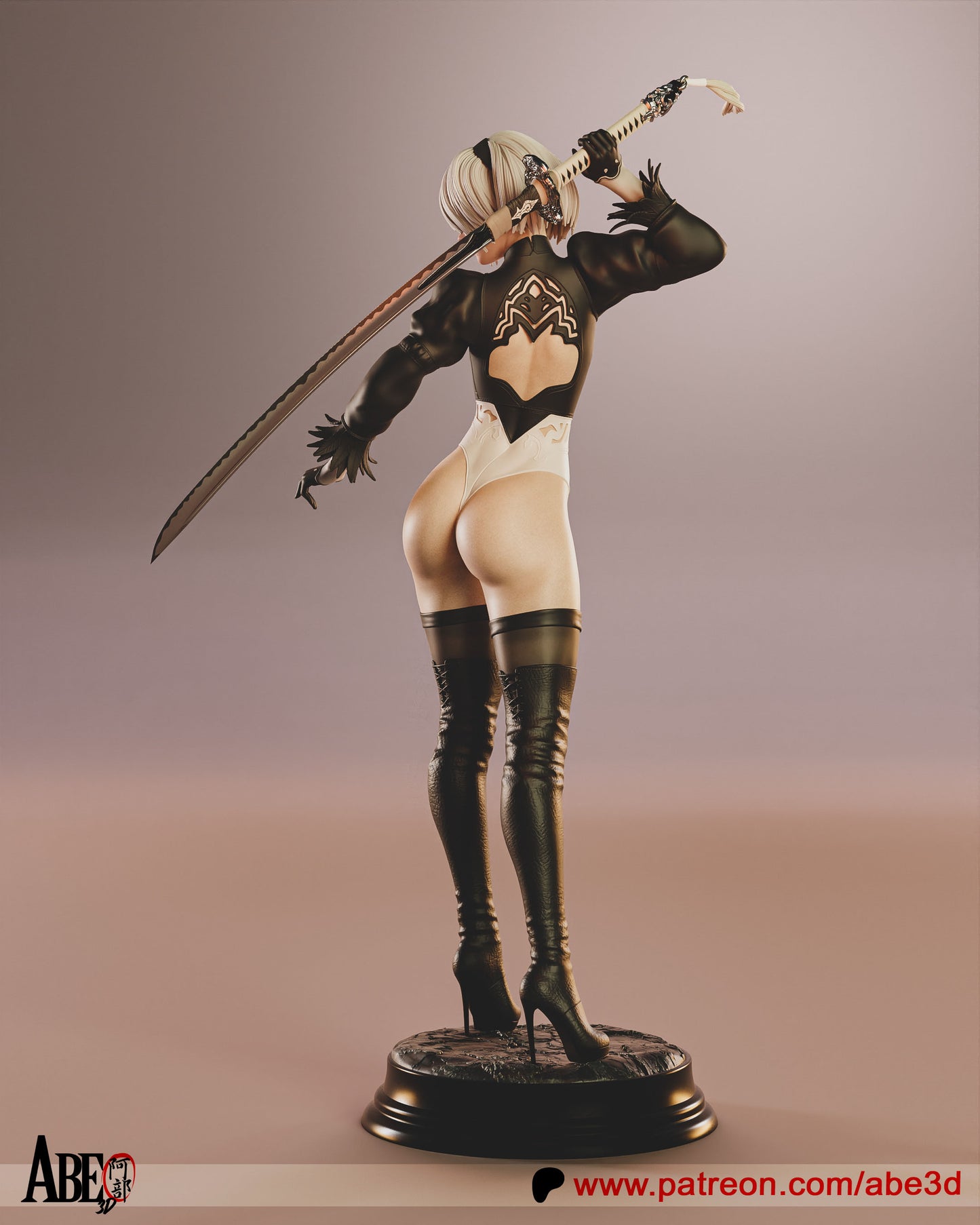 2B (SKIRT VARIANT INCLUDED) - Unassembled and Unpainted Garage Kit - Model Designed by Abe3D
