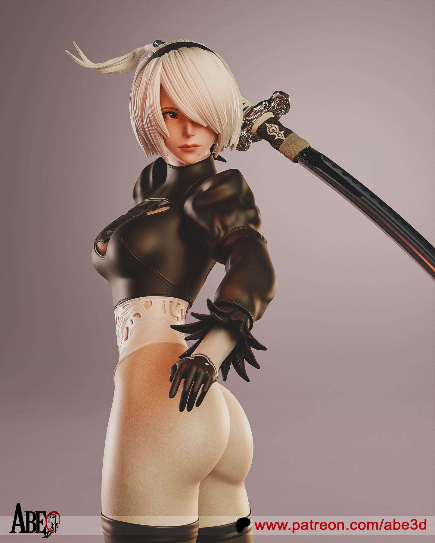 2B (SKIRT VARIANT INCLUDED) - Unassembled and Unpainted Garage Kit - Model Designed by Abe3D