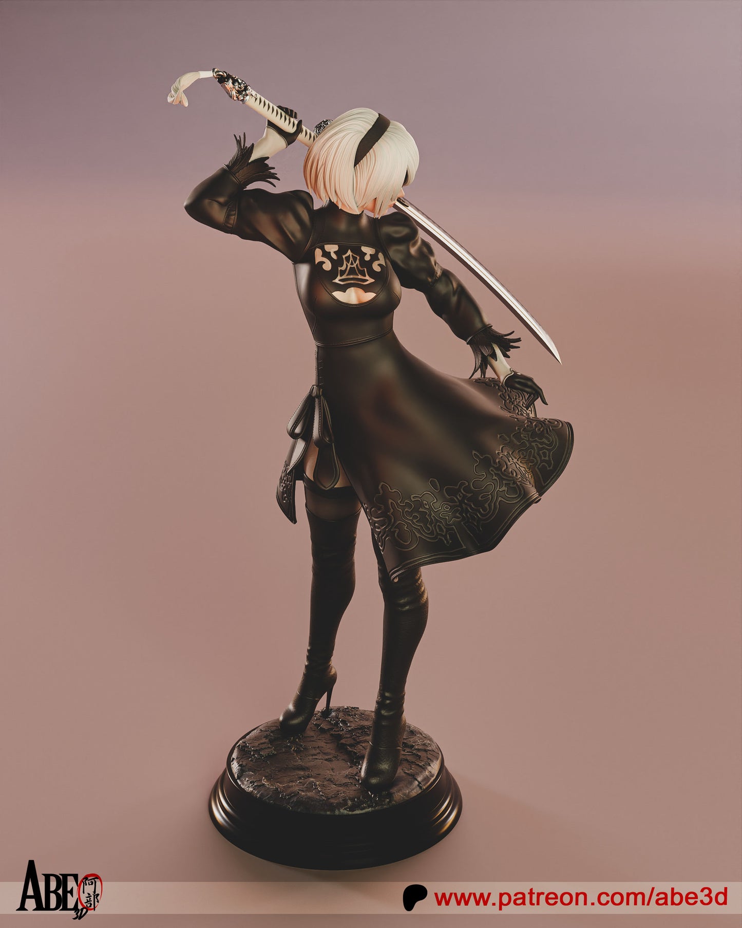 2B (SKIRT VARIANT INCLUDED) - Unassembled and Unpainted Garage Kit - Model Designed by Abe3D