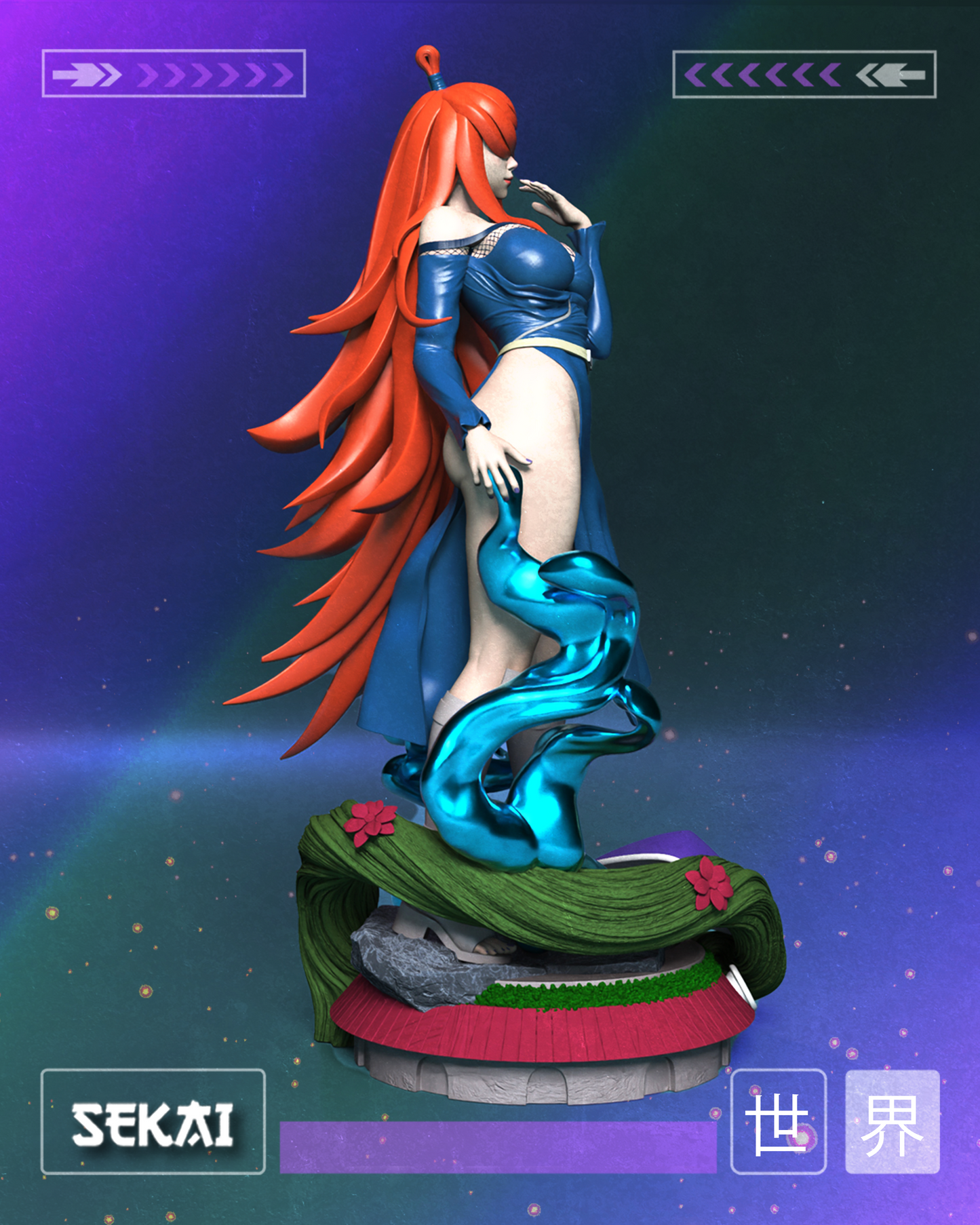 Mizukage - Unassembled and Unpainted Garage Kit - Model Designed by Sekai3D