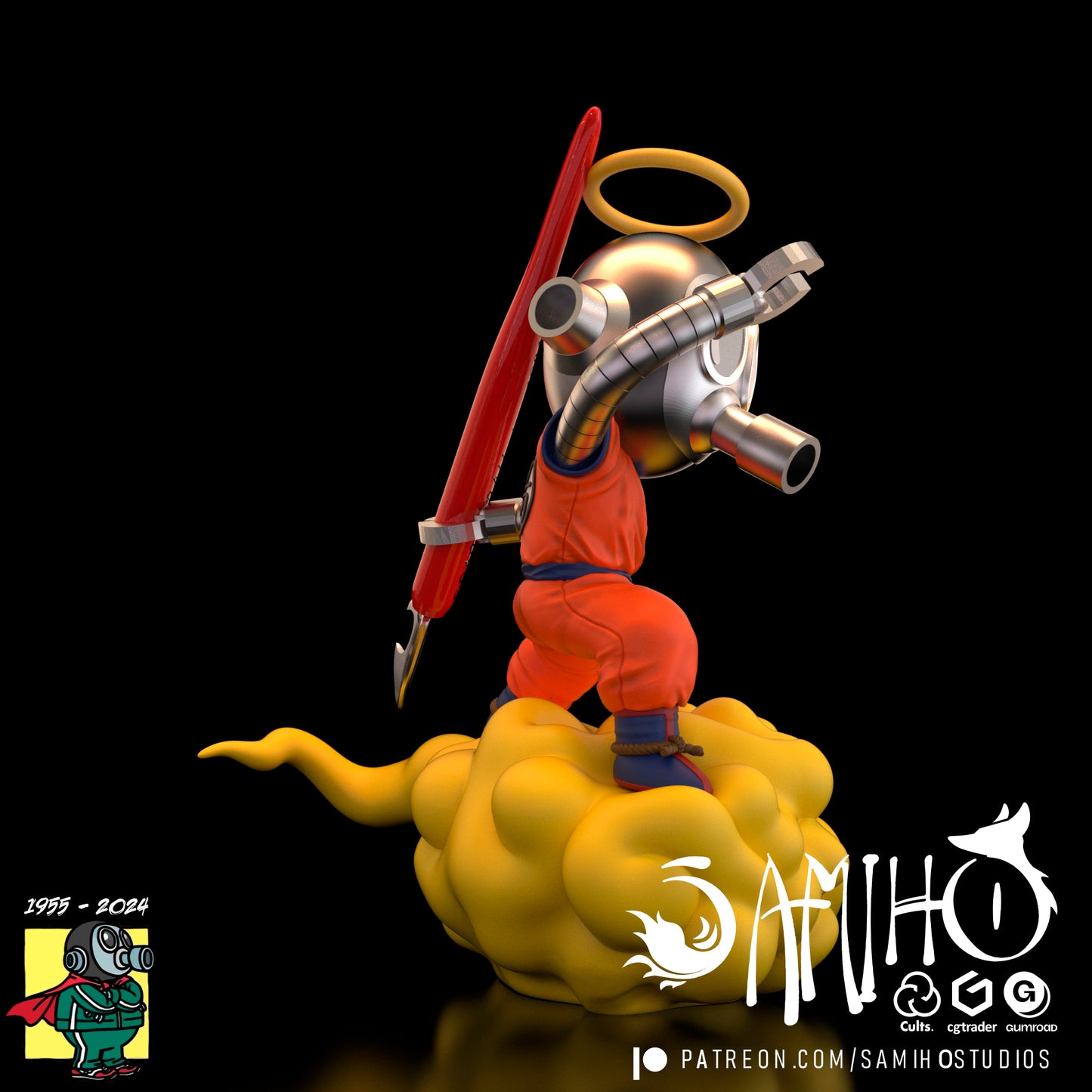 Akira - Unassembled and Unpainted Garage Kit - Model Designed by Samiho Studios