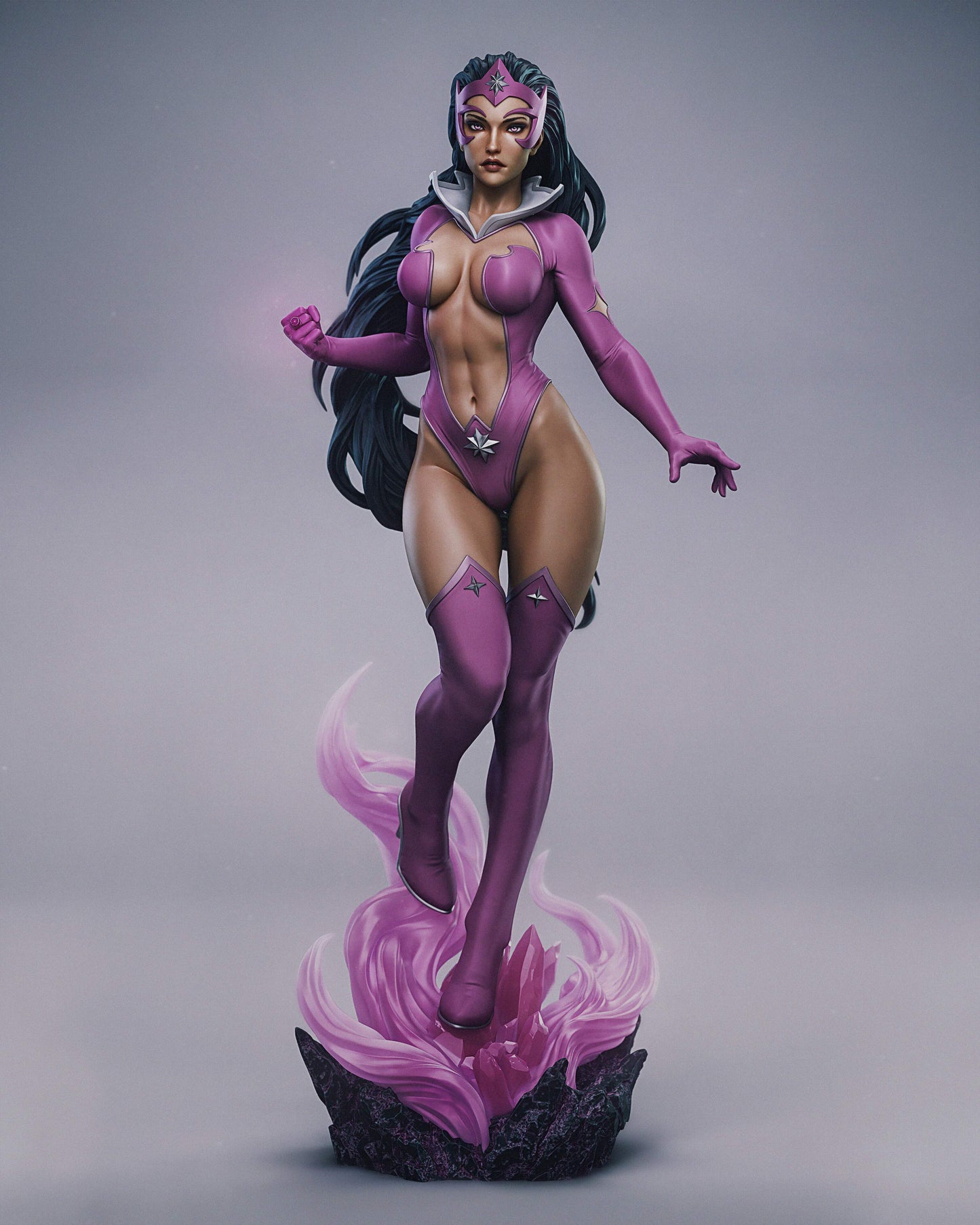 Star Sapphire - Unassembled and Unpainted Garage Kit - Model Designed by Abe3D/RoneJr