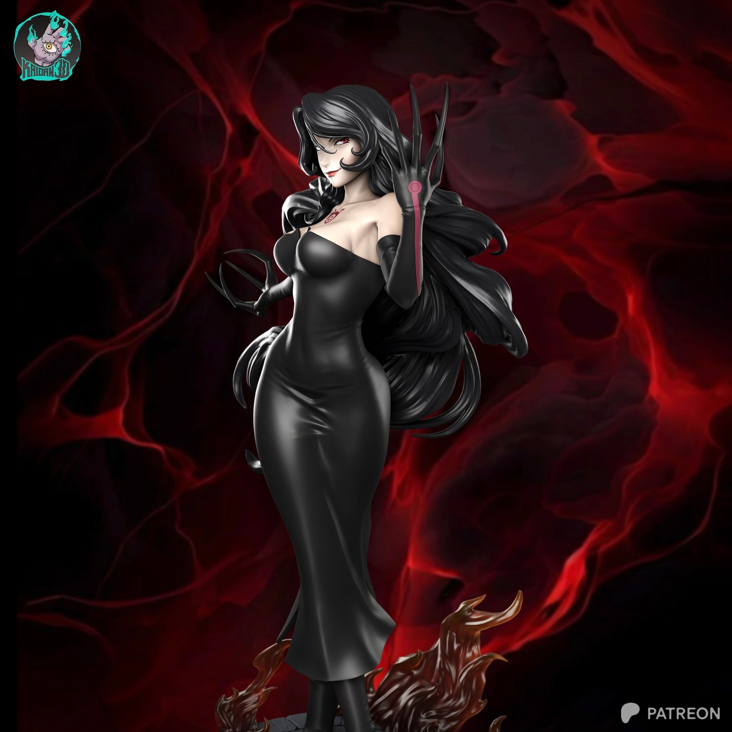 Lust - Unassembled and Unpainted Garage Kit - Model Designed by Kaidan3D