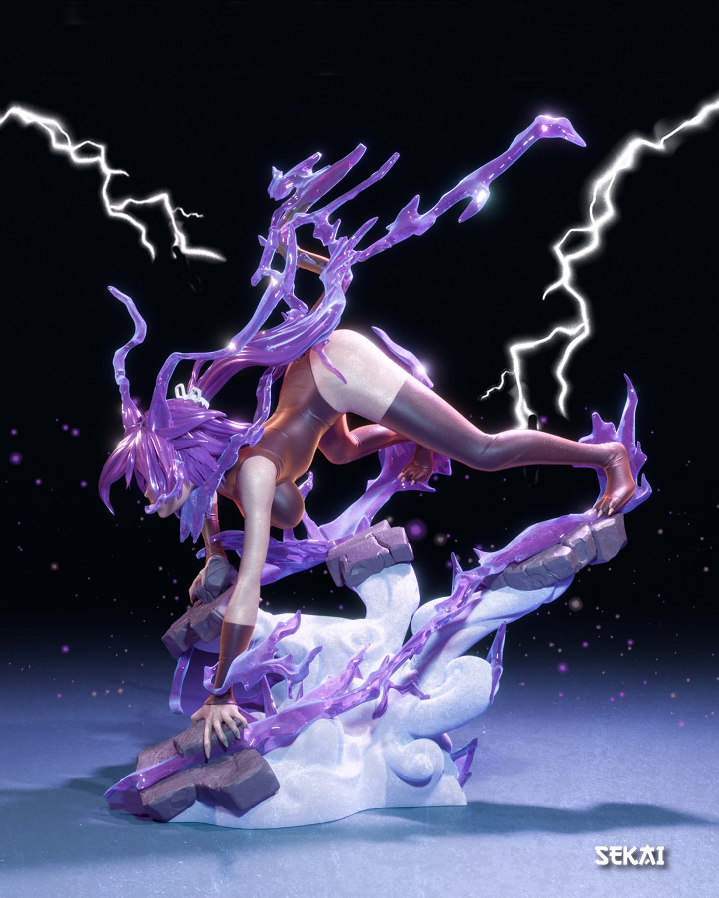Yoruichi - Unassembled and Unpainted Garage Kit - Model Designed by Sekai3D