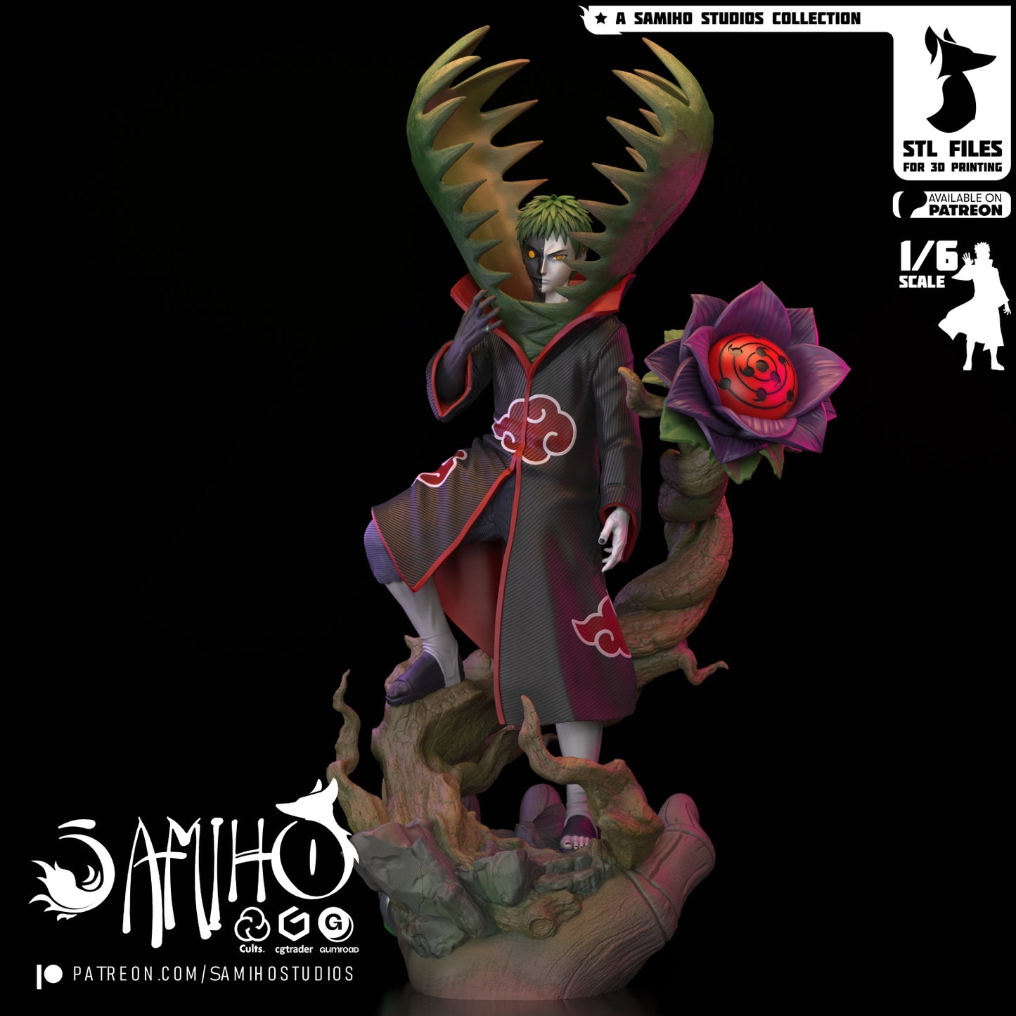 Zetsu - Unassembled and Unpainted Garage Kit - Model Designed by Samiho Studios