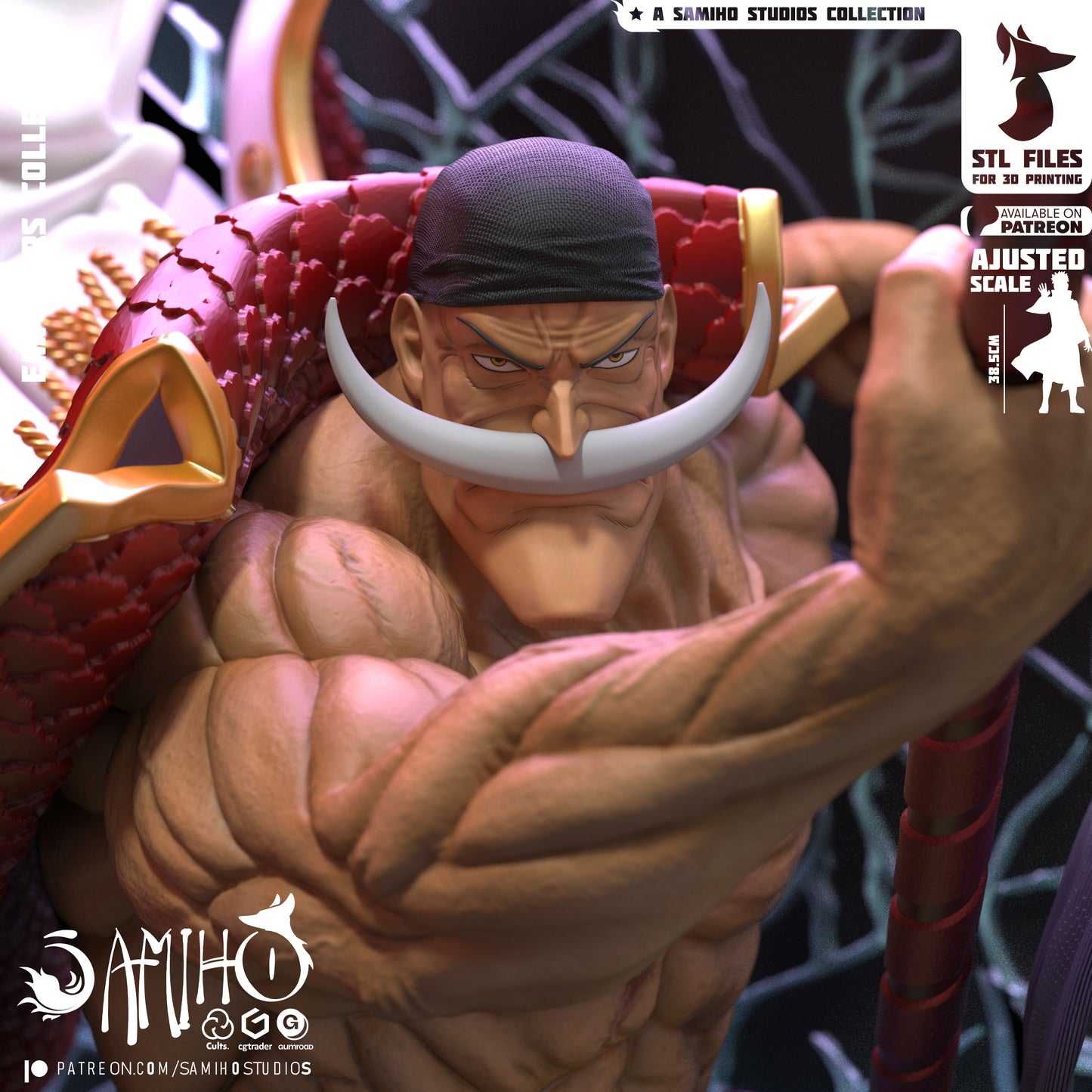 WhiteBeard - Unassembled and Unpainted Garage Kit - Model Designed by Samiho Studios