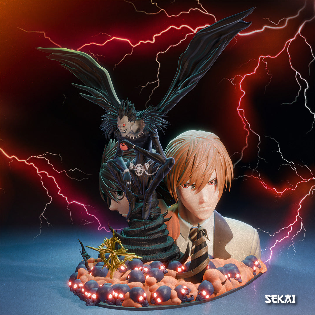 Death Note Diorama - Unassembled and Unpainted Garage Kit - Model Designed by Sekai3D