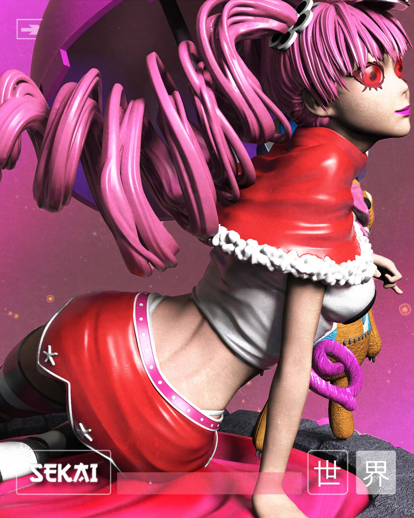 Perona - Unassembled and Unpainted Garage Kit - Model Designed by Sekai3D