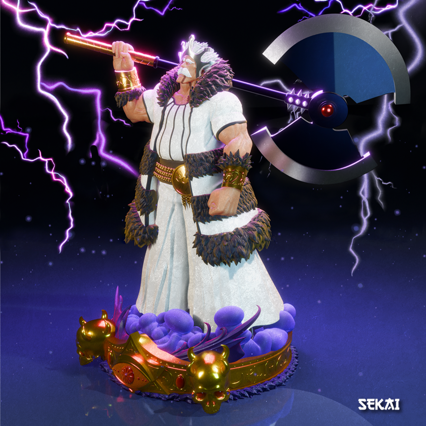Baraggan - Unassembled and Unpainted Garage Kit - Model Designed by Sekai3D