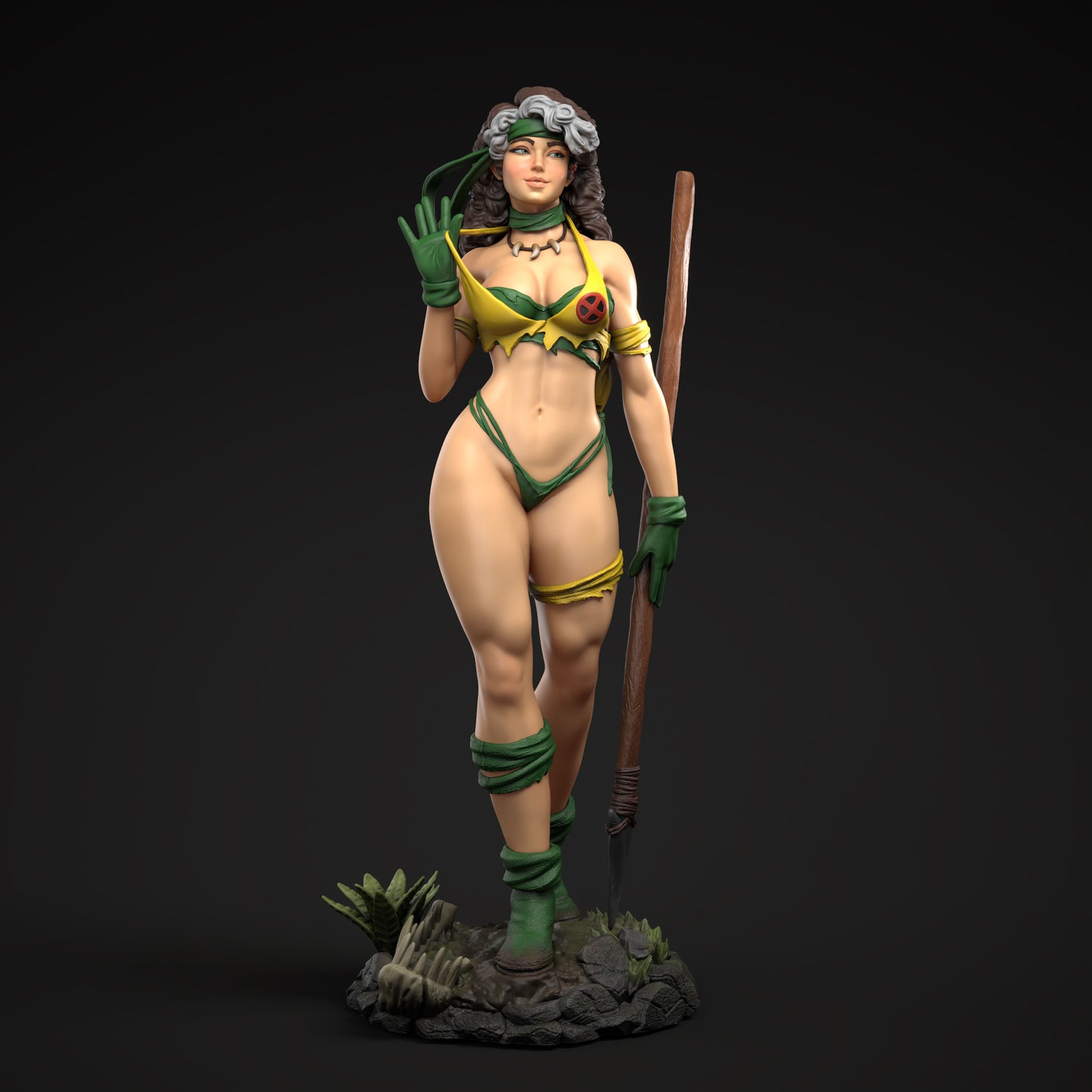 Rogue Savage Lands - Unassembled and Unpainted Garage Kit - Model Designed by Abe3d and Jungles