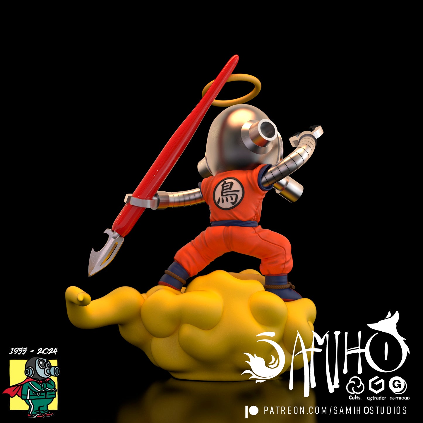 Akira - Unassembled and Unpainted Garage Kit - Model Designed by Samiho Studios