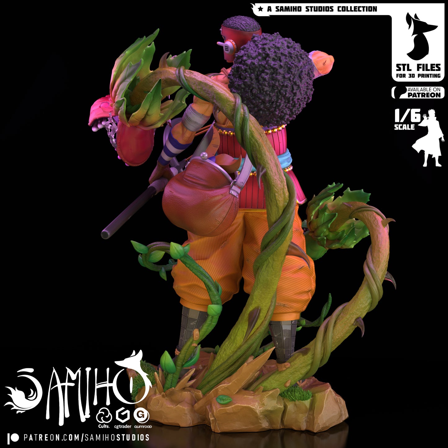 Usopp - Unassembled and Unpainted Garage Kit - Model Designed by Samiho Studios