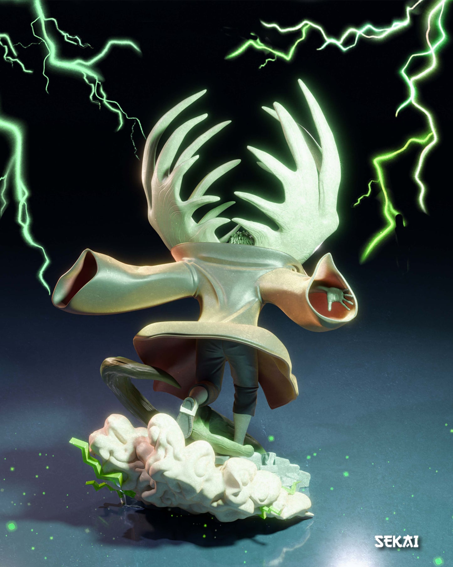 Zetsu - Unassembled and Unpainted Garage Kit - Model Designed by Sekai3D