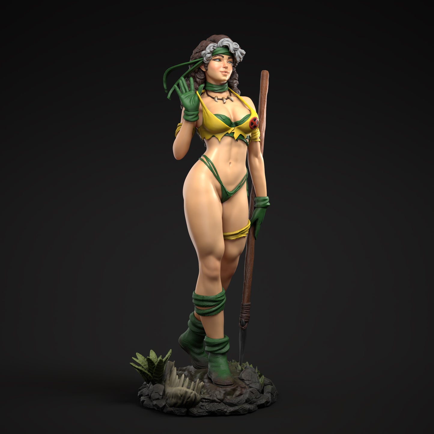 Rogue Savage Lands - Unassembled and Unpainted Garage Kit - Model Designed by Abe3d and Jungles
