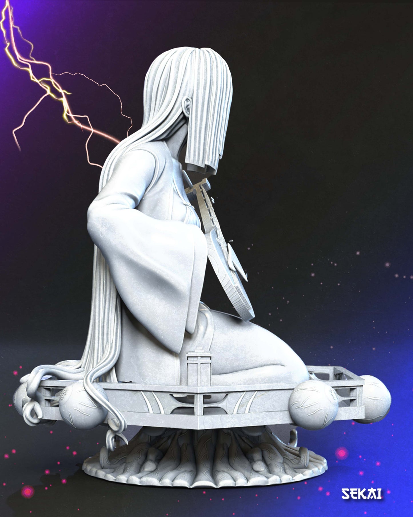 Nakime - Unassembled and Unpainted Garage Kit - Model Designed by Sekai3D