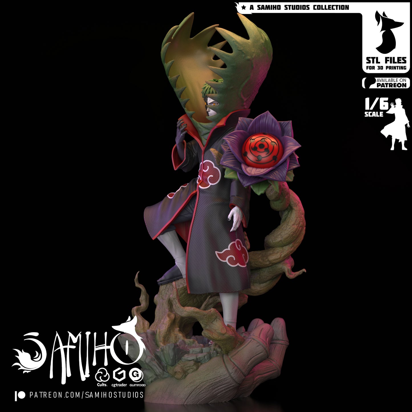Zetsu - Unassembled and Unpainted Garage Kit - Model Designed by Samiho Studios