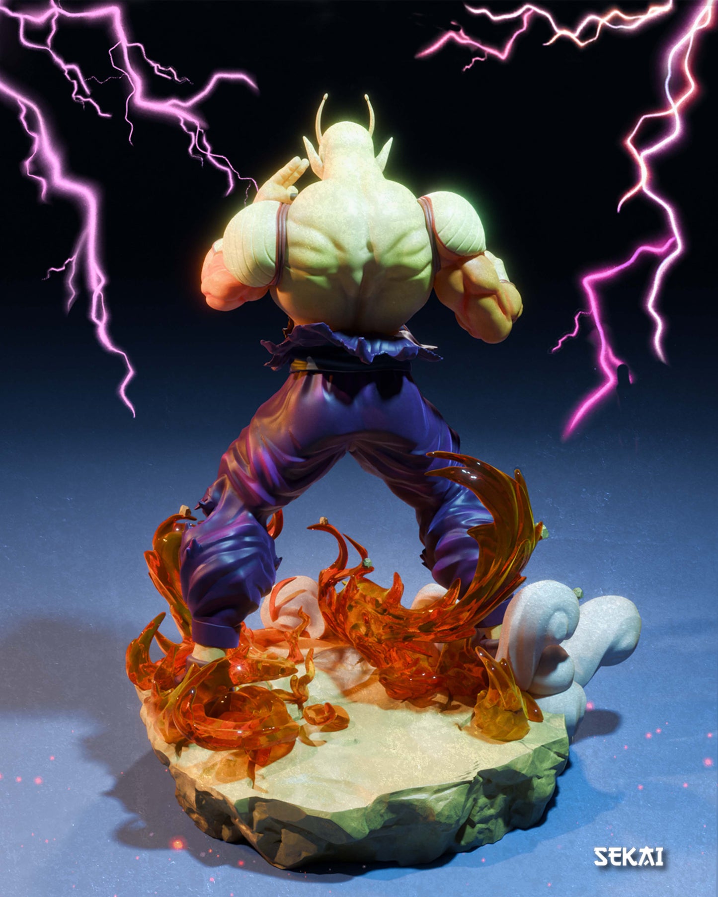 Super Piccolo (DB Super) - Unassembled and Unpainted Garage Kit - Model Designed by Sekai3D