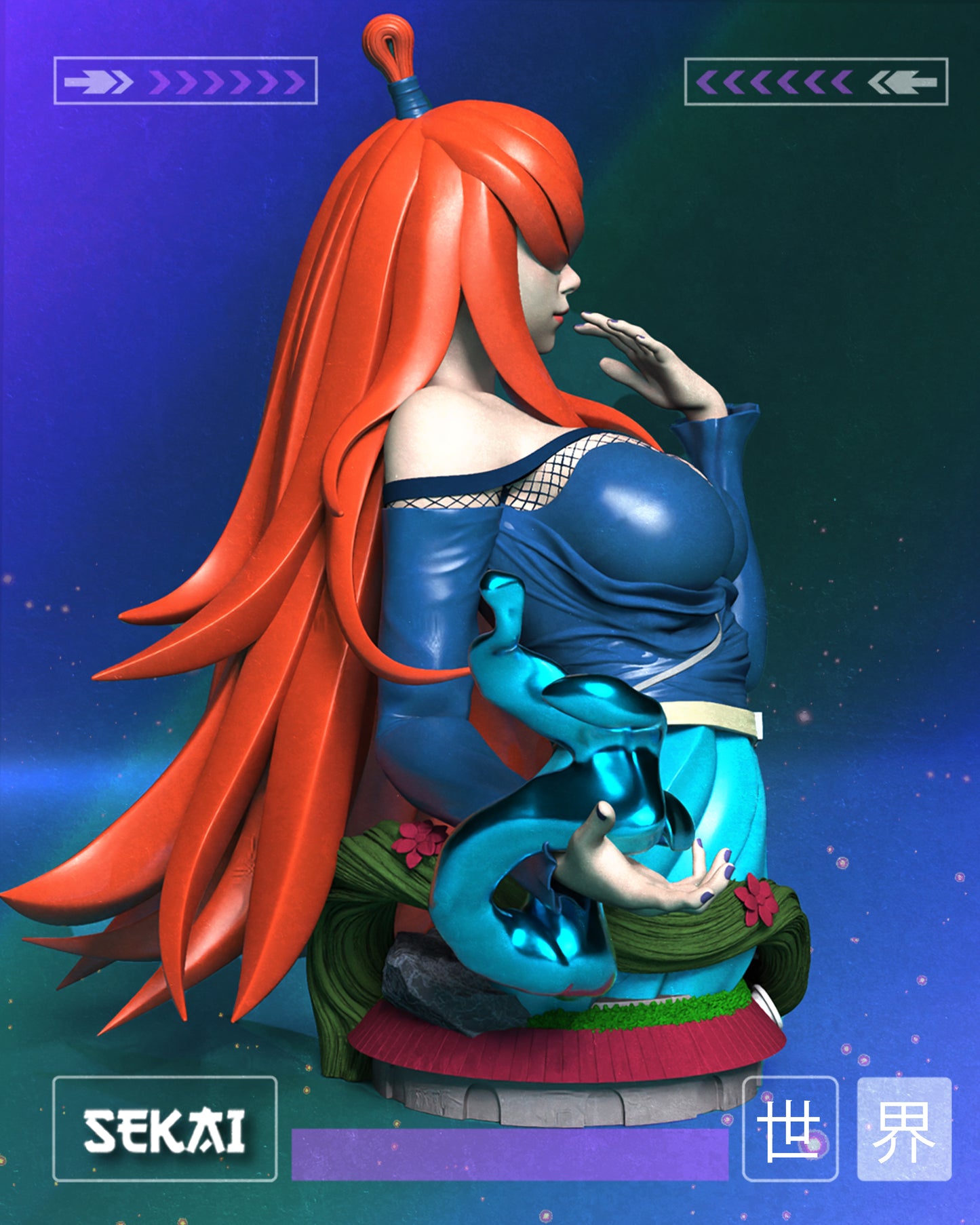 Mizukage - Unassembled and Unpainted Garage Kit - Model Designed by Sekai3D