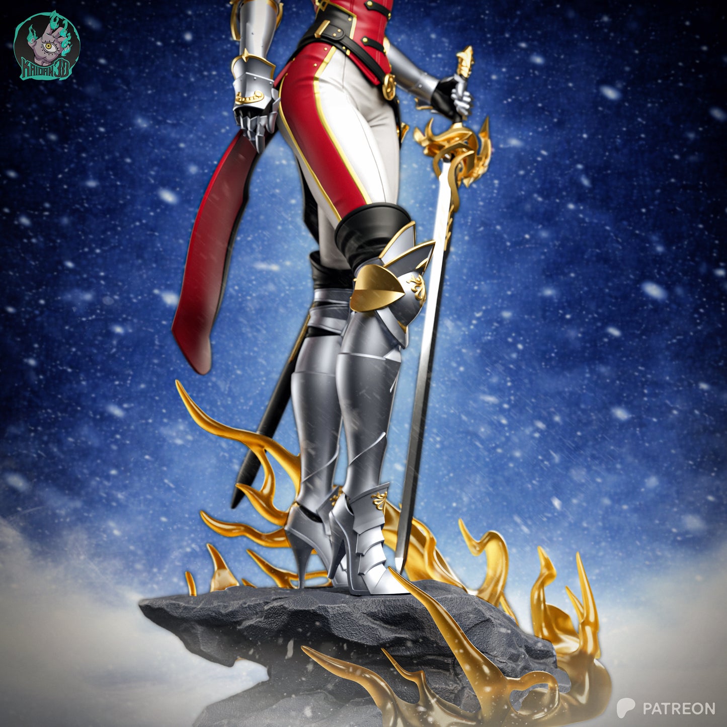 Cha Hae-In - Unassembled and Unpainted Garage Kit - Model Designed by Kaidan3D