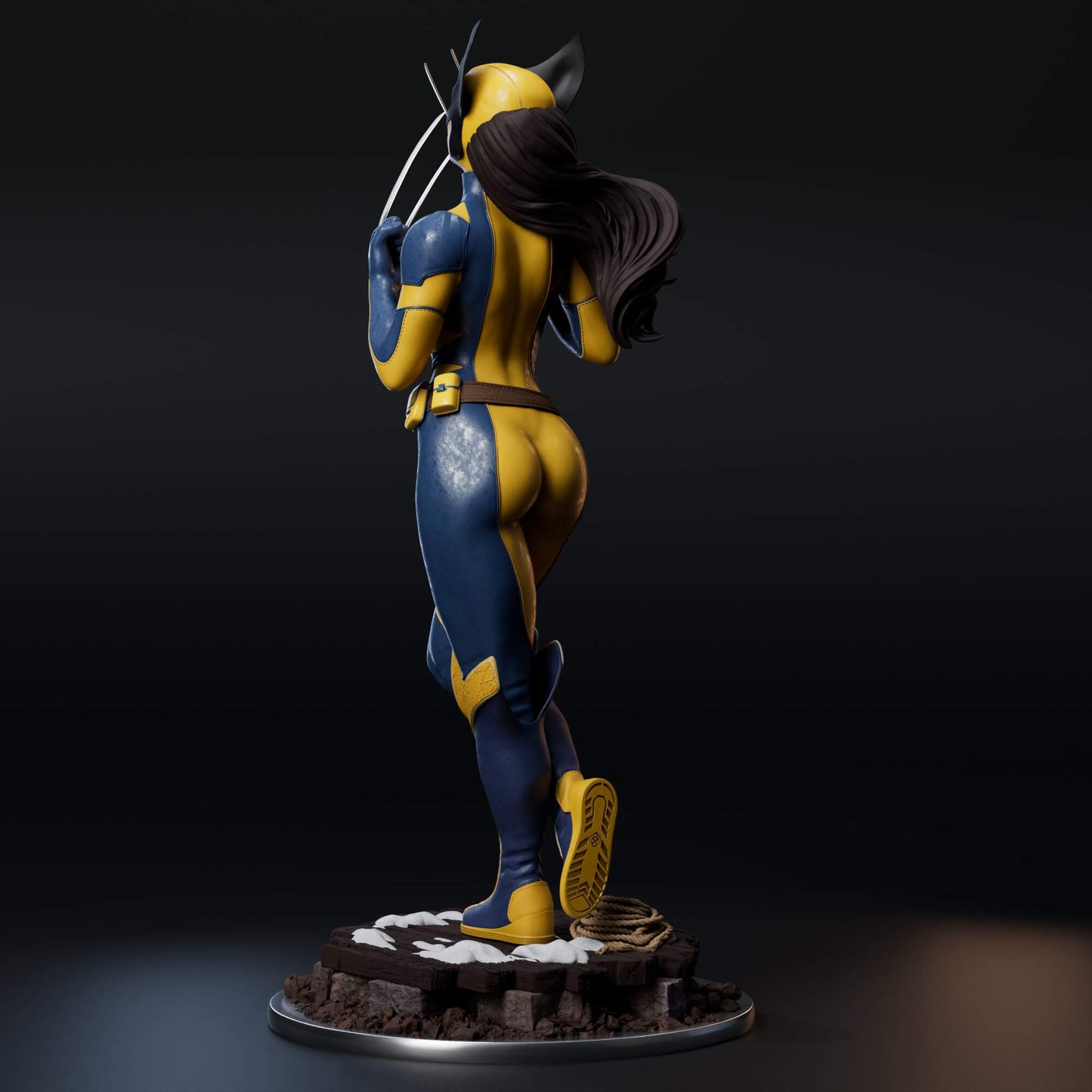 Laura (Wolverine) - Unassembled and Unpainted Garage Kit - Model Designed by Abe3D/Rangel