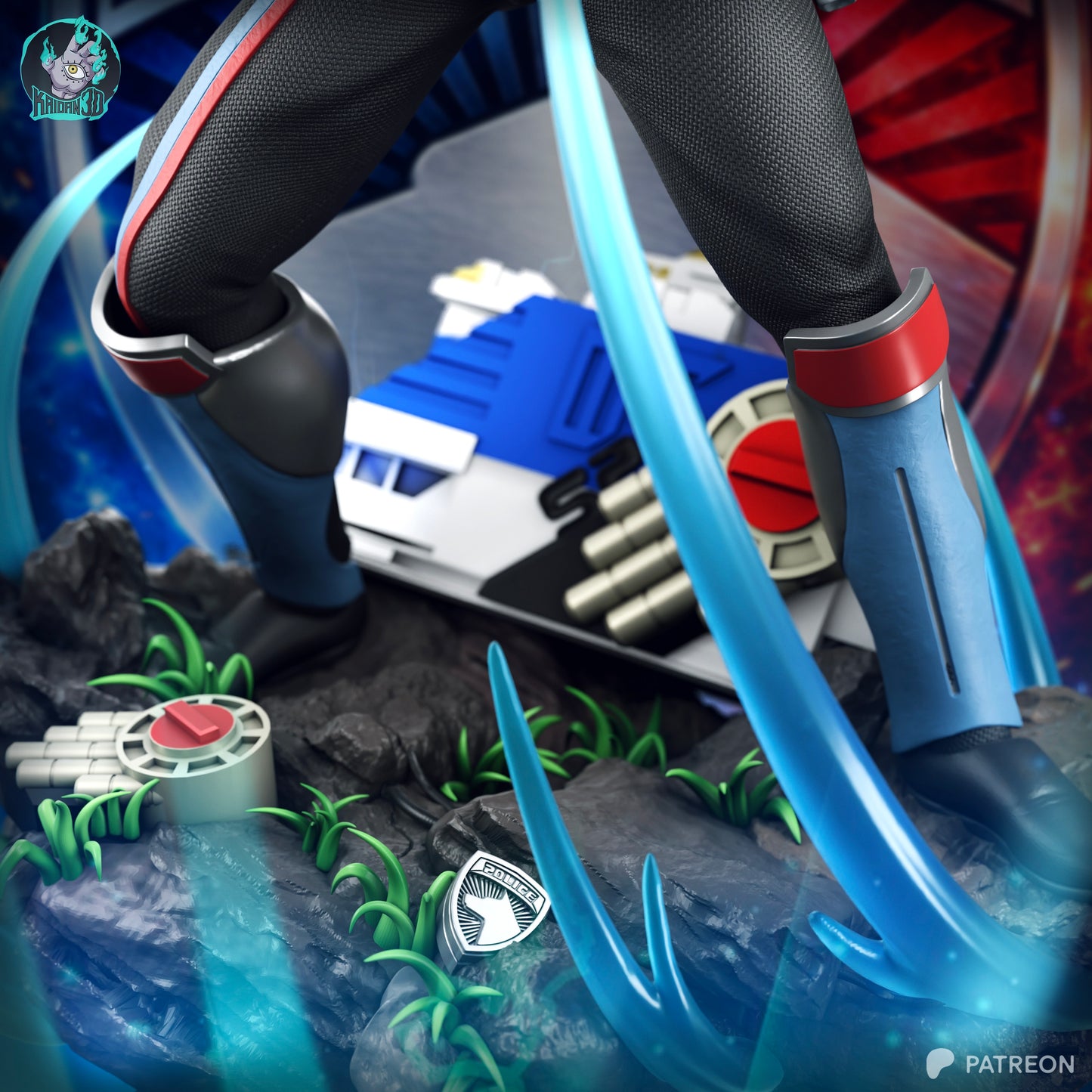 Shadow Ranger - Unassembled and Unpainted Garage Kit - Model Designed by Kaidan3D