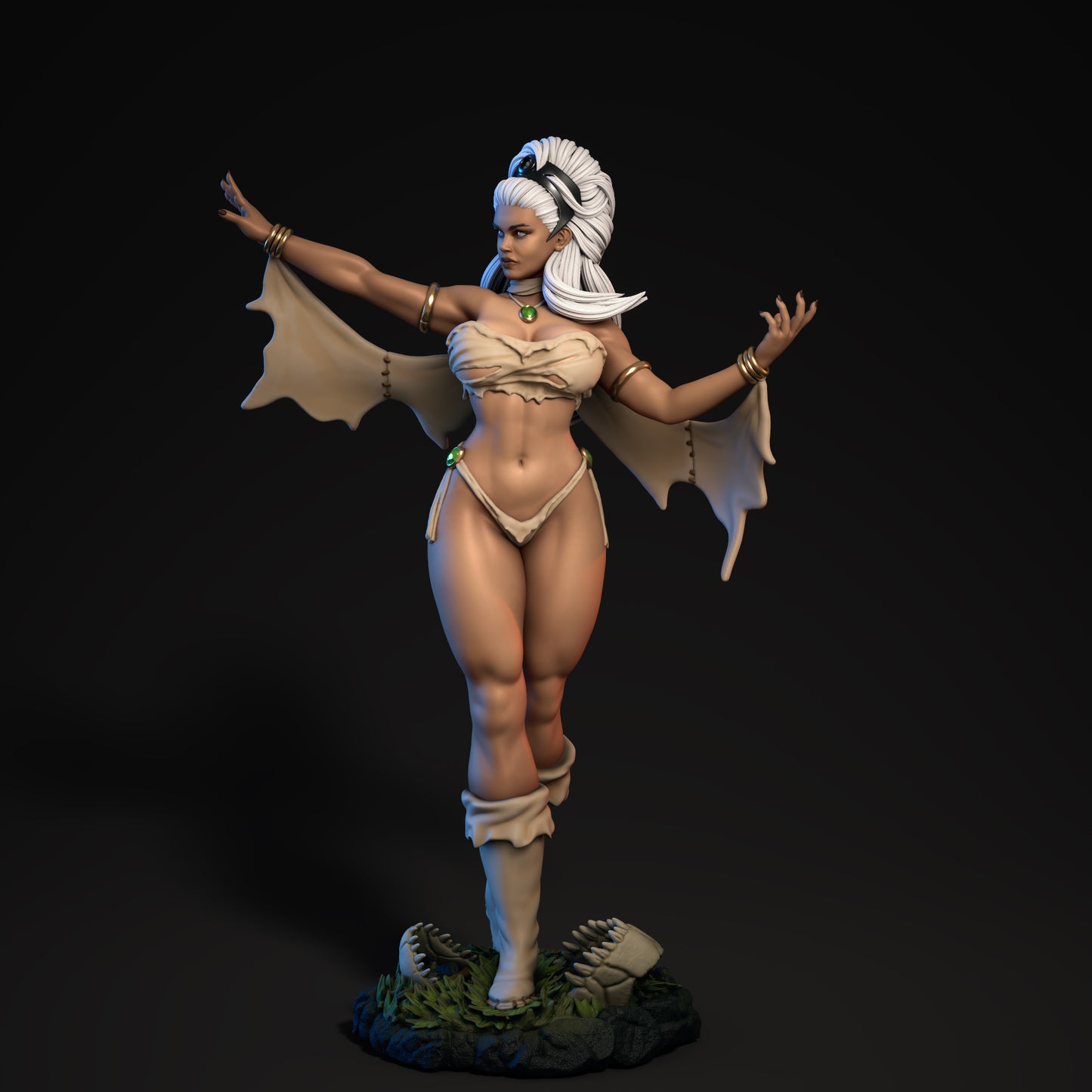 Storm Savage Lands - Unassembled and Unpainted Garage Kit - Model Designed by Abe3d/Jungles