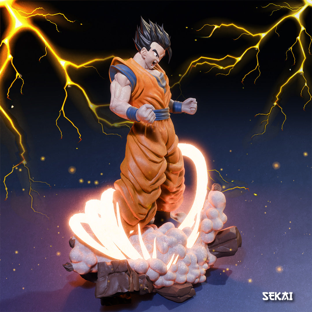 Ultimate Gohan - Unassembled and Unpainted Garage Kit - Model Designed by Sekai