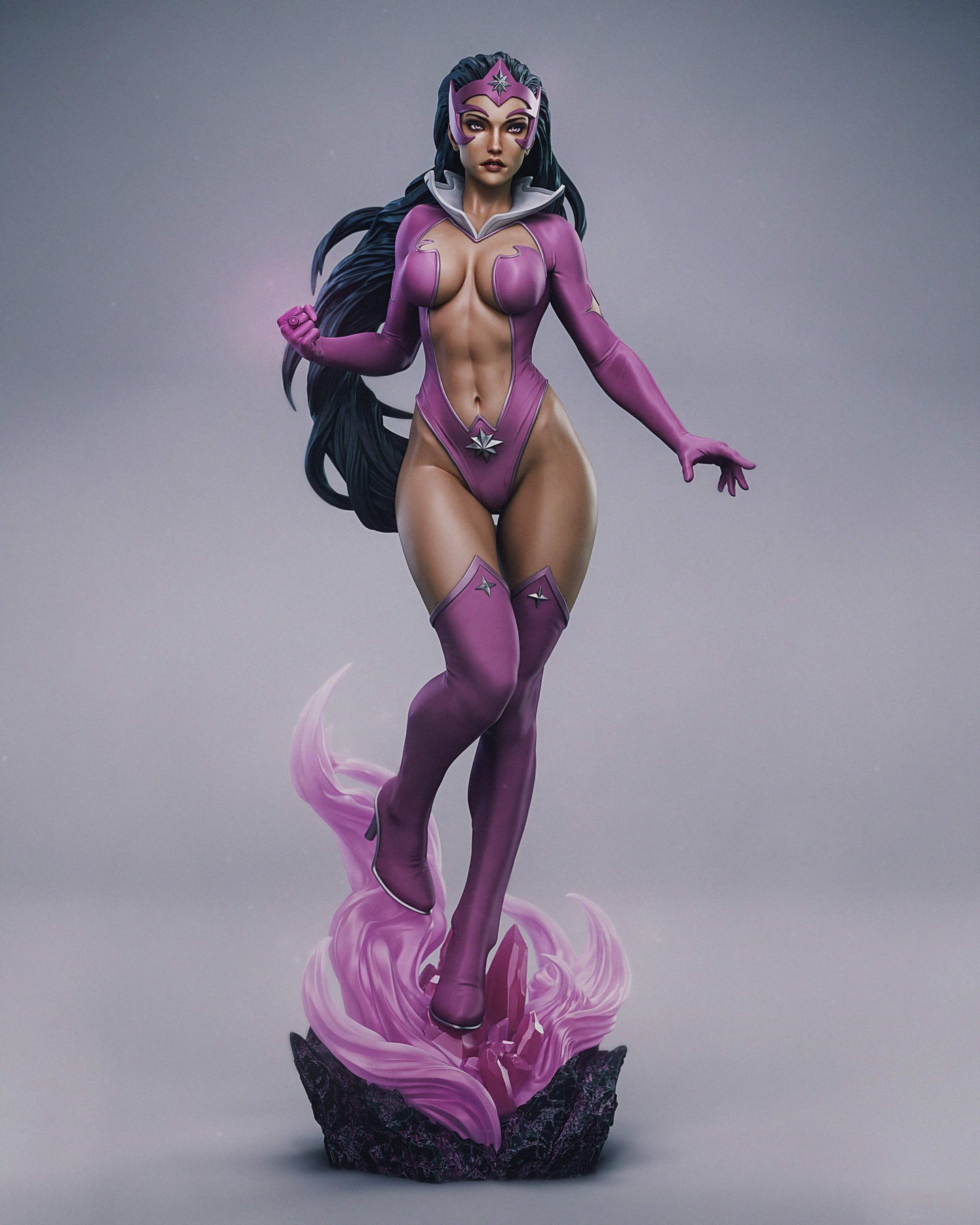 Star Sapphire - Unassembled and Unpainted Garage Kit - Model Designed by Abe3D/RoneJr