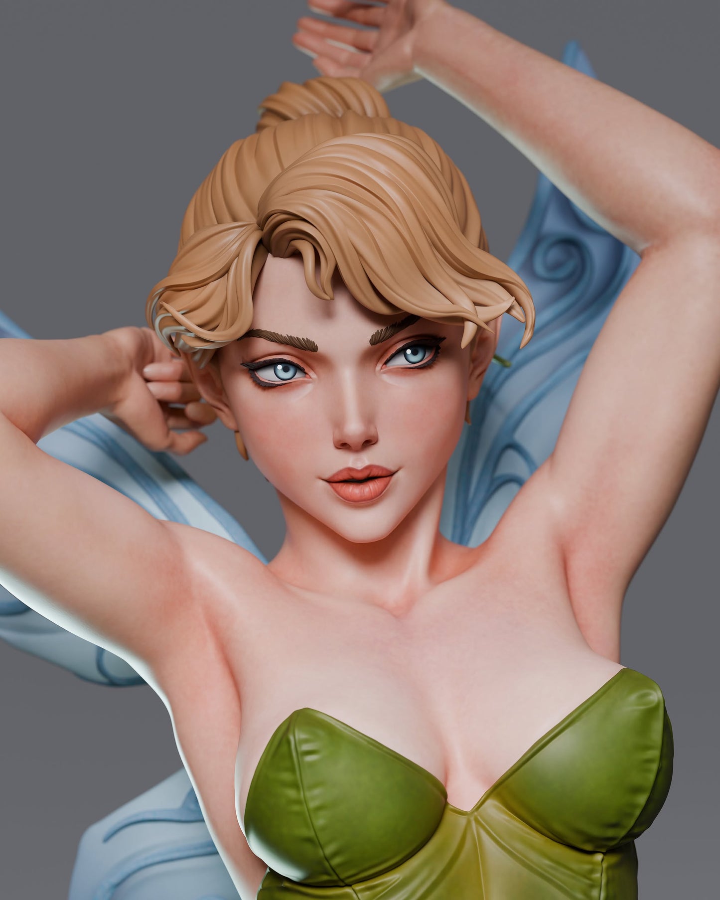 Tinkerbell - Unassembled and Unpainted Garage Kit - Model Designed by Abe3 and
