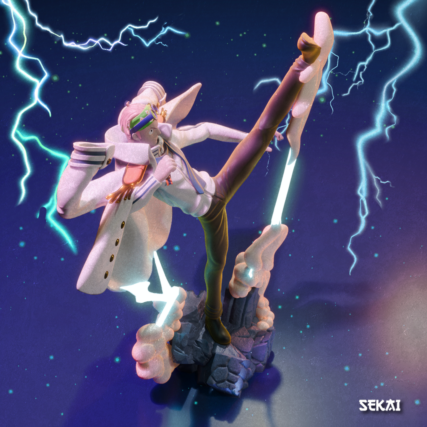 Koby - Unassembled and Unpainted Garage Kit - Model Designed by Sekai3D