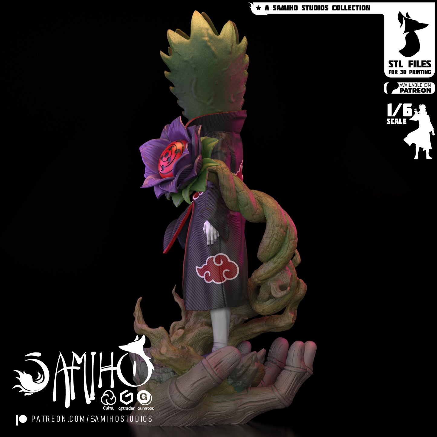 Zetsu - Unassembled and Unpainted Garage Kit - Model Designed by Samiho Studios