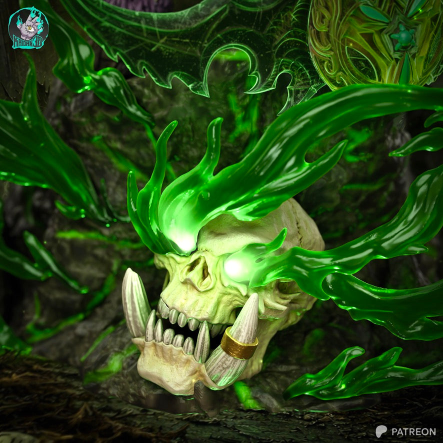 Illidan - Unassembled and Unpainted Garage Kit - Model Designed by Kaidan3D